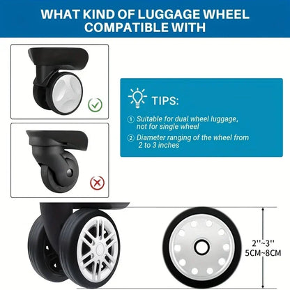 Silent Travel Wheels Protectors